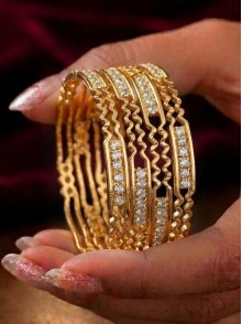 Gold Plated Bangles